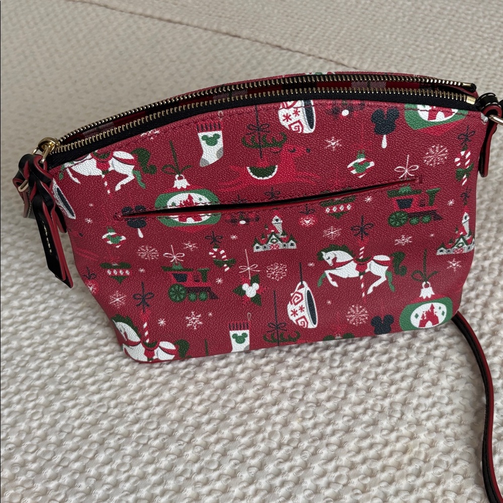 Dooney & Bourke Disney Christmas Festive Crossbody Bag - Picture 8 of 9